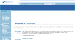 Desktop Screenshot of linuxtopia.org