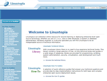 Tablet Screenshot of linuxtopia.org